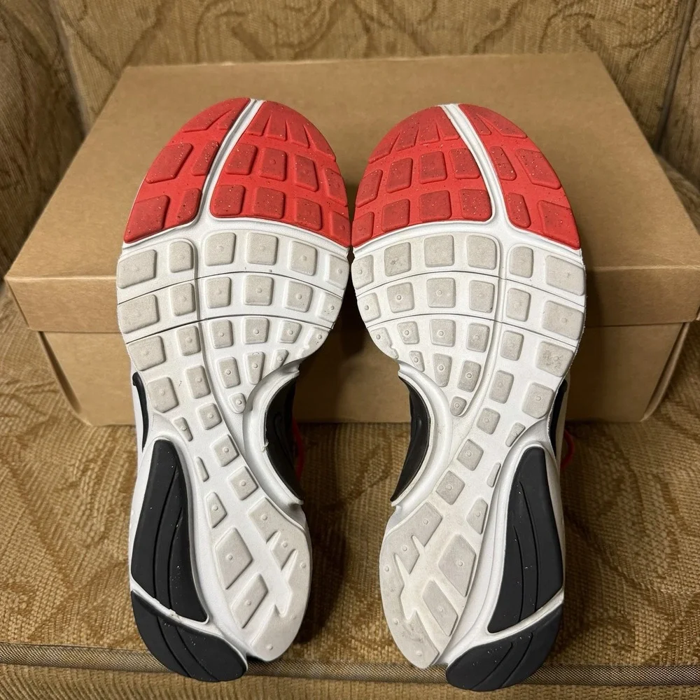 Nike Air Presto University Red Black 833875-600 GS 6Y Women's 7.5 Running Shoes
